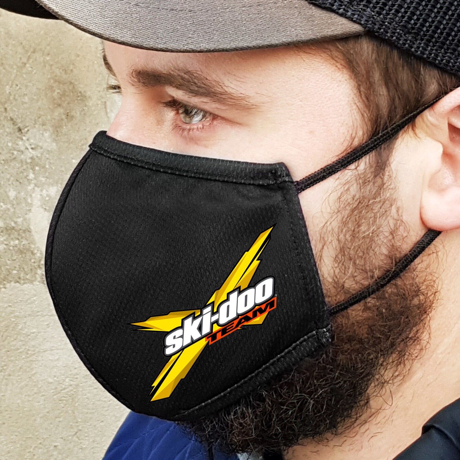 Handmade FACE MASK Black Snowmobile Logo Stylish Reusable Etsy