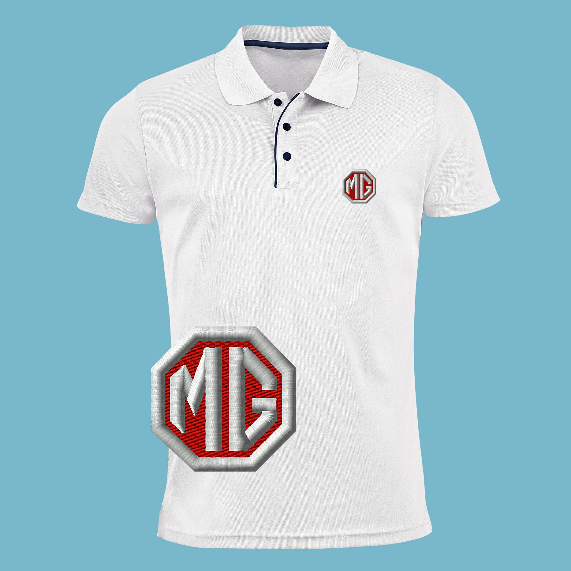 Polo T Shirt EMBROIDERED Logo Airplane Slim Black Navy Etsy