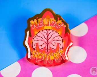 Neurospicy Acryl Pin