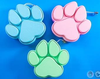 Wolf Paw Print Button Fidget, Clicky Keyring, Stimming, Sensory, Keyboard Clicker