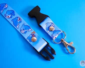 Shark Emotions Communication Lanyard| Gift, Disabled, Nonverbal, Chronic illness, Chronic fatigue, Chronic Pain, Autism