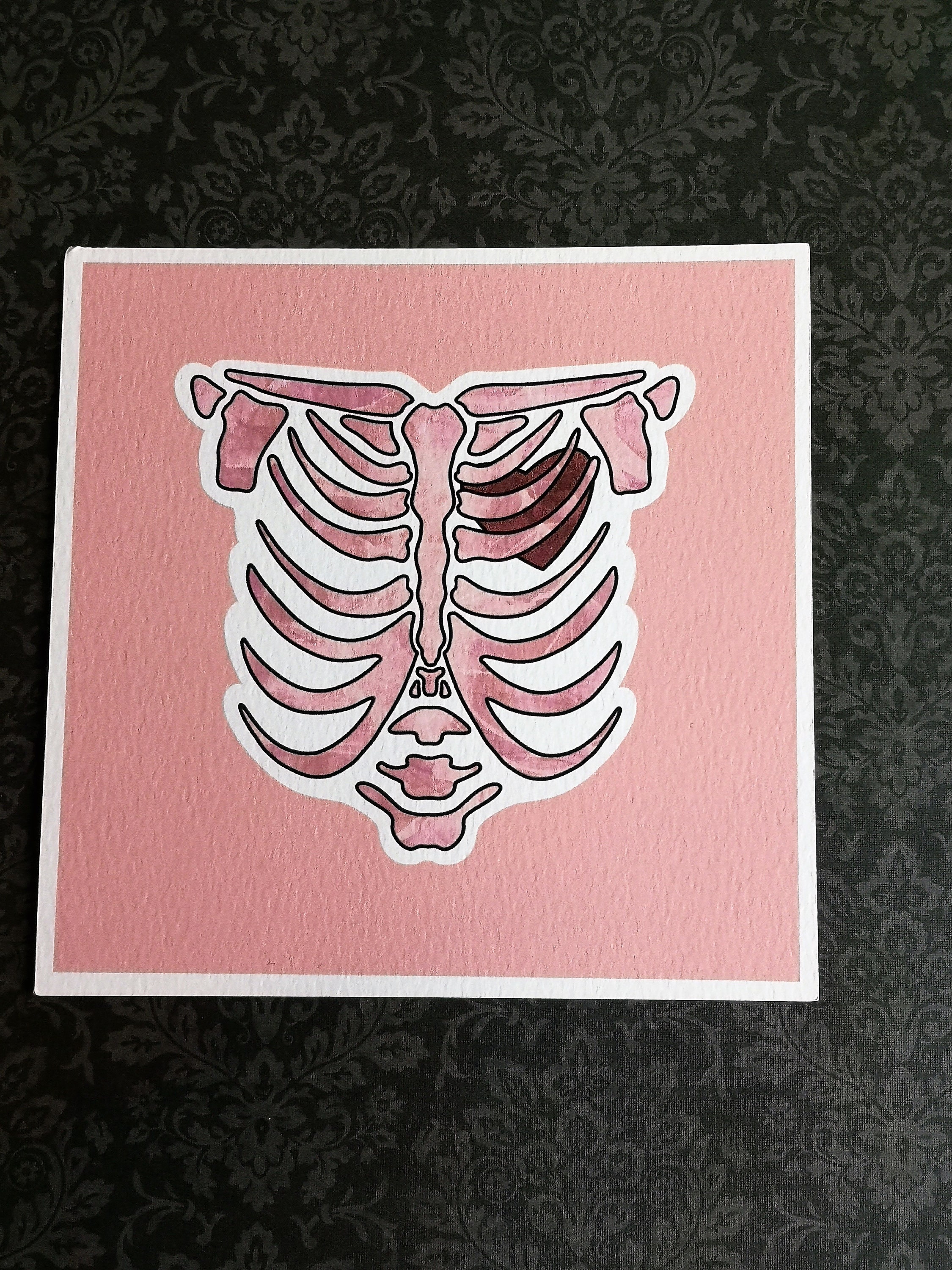 Skeleton Valentines Prints Valentines gift Print set | Etsy