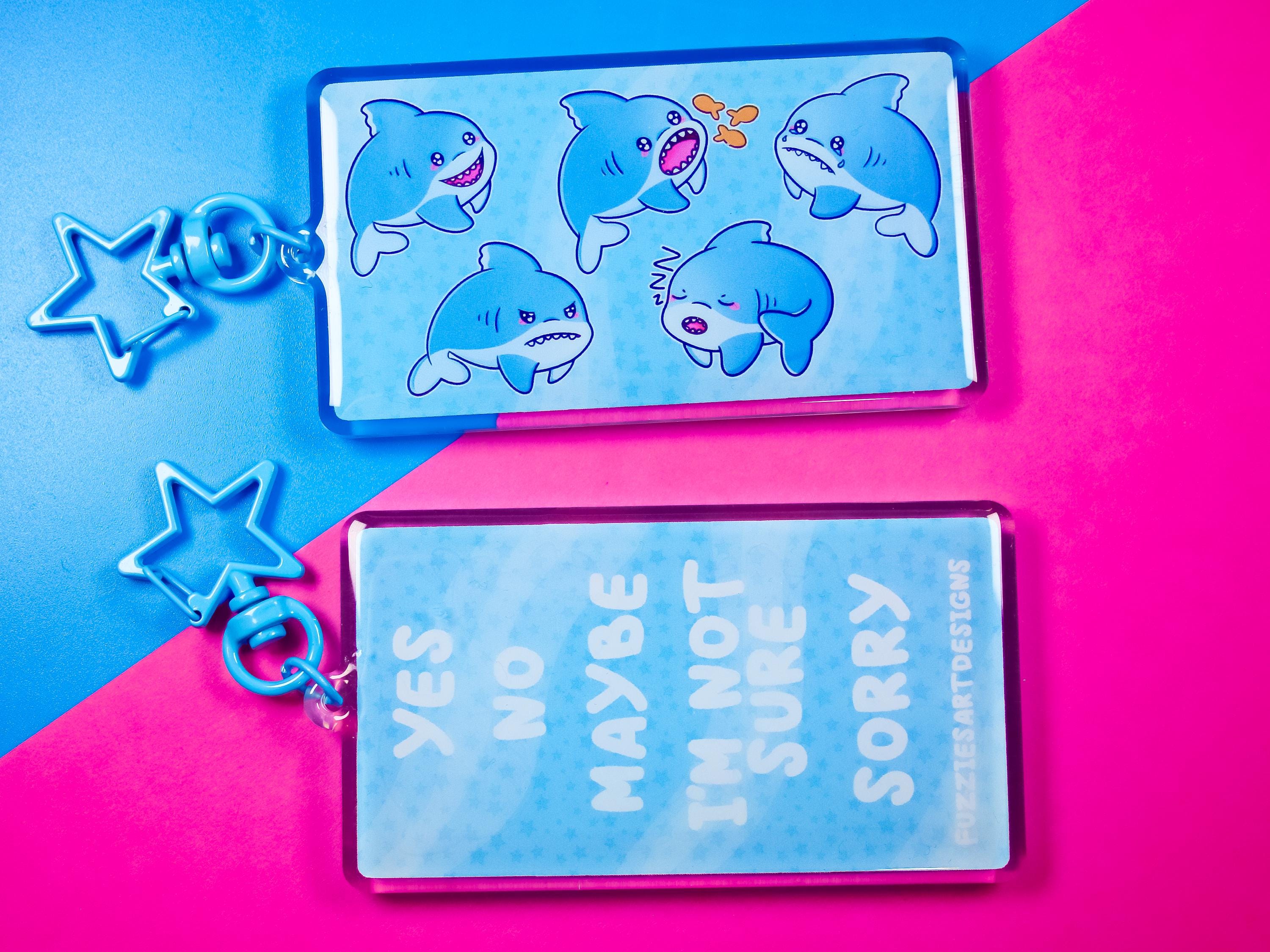 Shark Emotion Communication Keyring, Disability Aid, Nonverbal Communication Tool