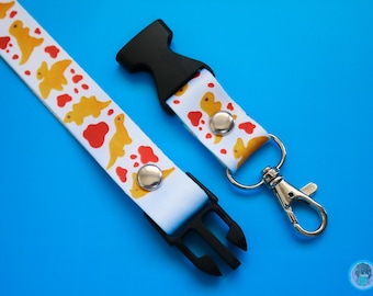Dino Nugget Emotions Lanyard, Disabled, Nonverbal, Chronic illness, Chronic fatigue, Chronic Pain, Autism