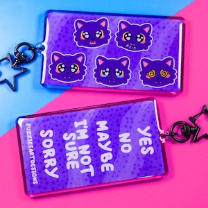 Cat Emotiecommunicatie-sleutelhanger, hulpmiddel voor gehandicapten, hulpmiddel voor non-verbale communicatie