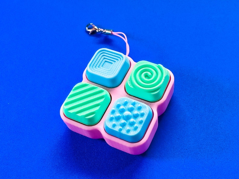Assorted Mixed Colour Textured Buttons Fidget - Etsy