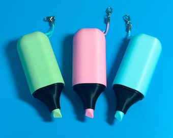 Assorted Highlighter Clicker Button Fidget
