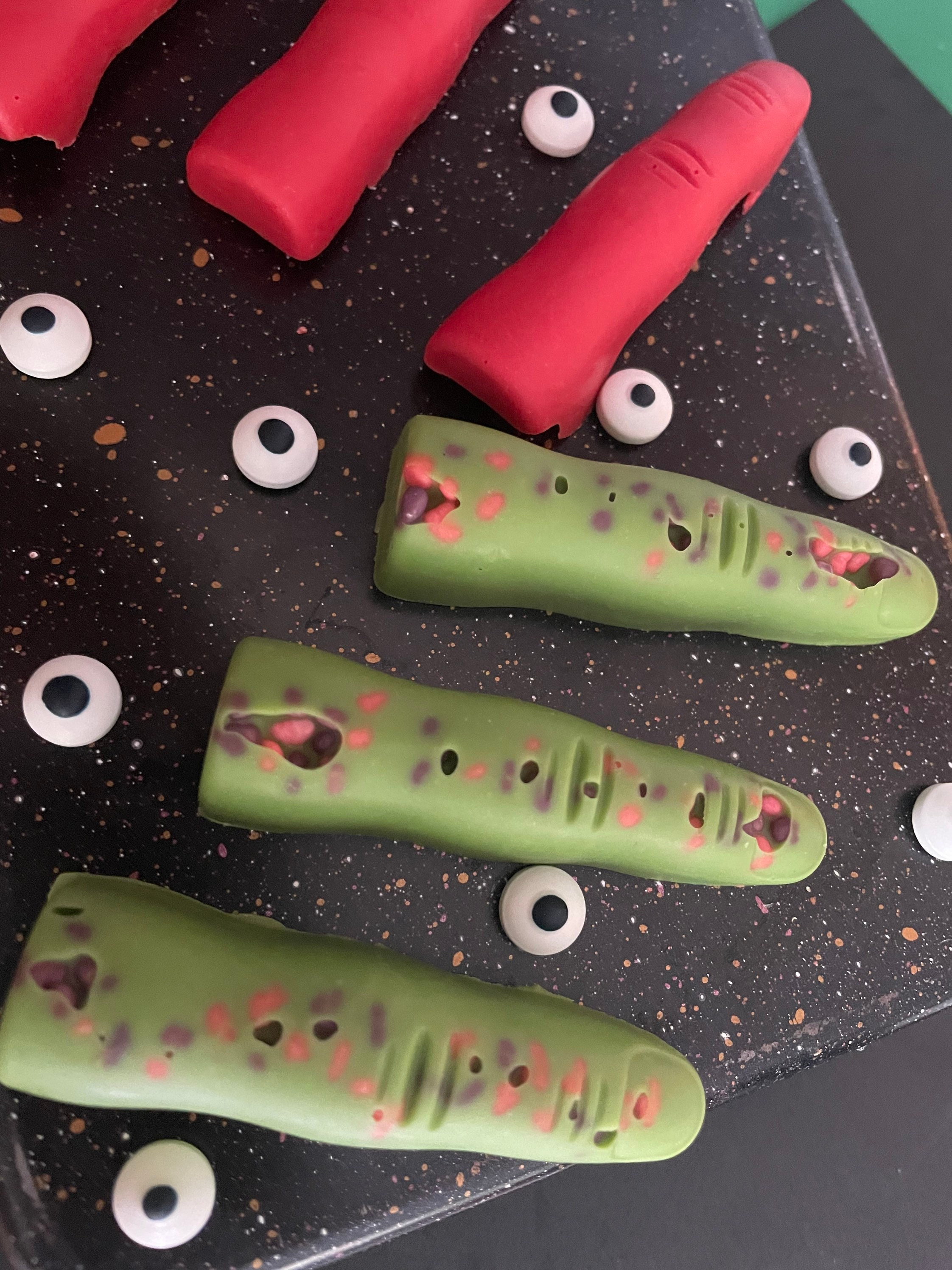 Spooky Zombie Devil chocolate fingers nerds Halloween candy  Etsy