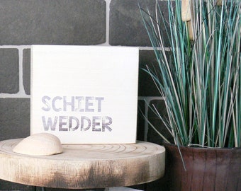 Wooden Block Moin - Schiet Wedder