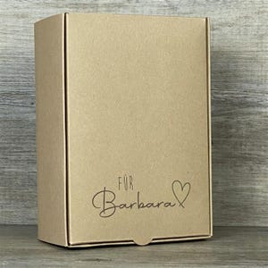 Geschenkverpackung 20x14,5x8cm, personalisiert, Herz