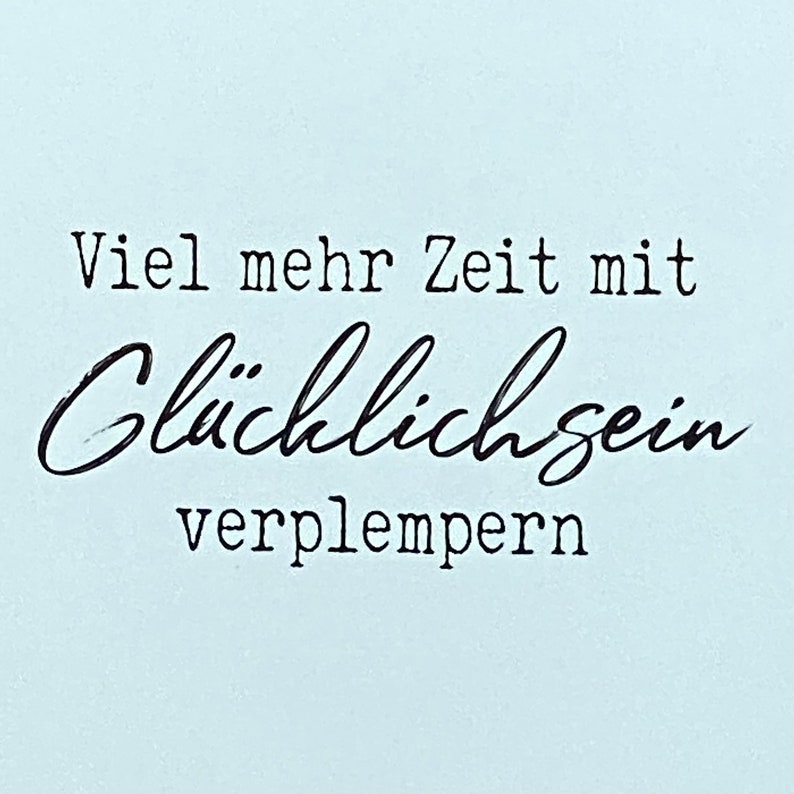 Wooden Block Art Viel mehr Zeit mit Glücklichsein verplempern Etsy.de