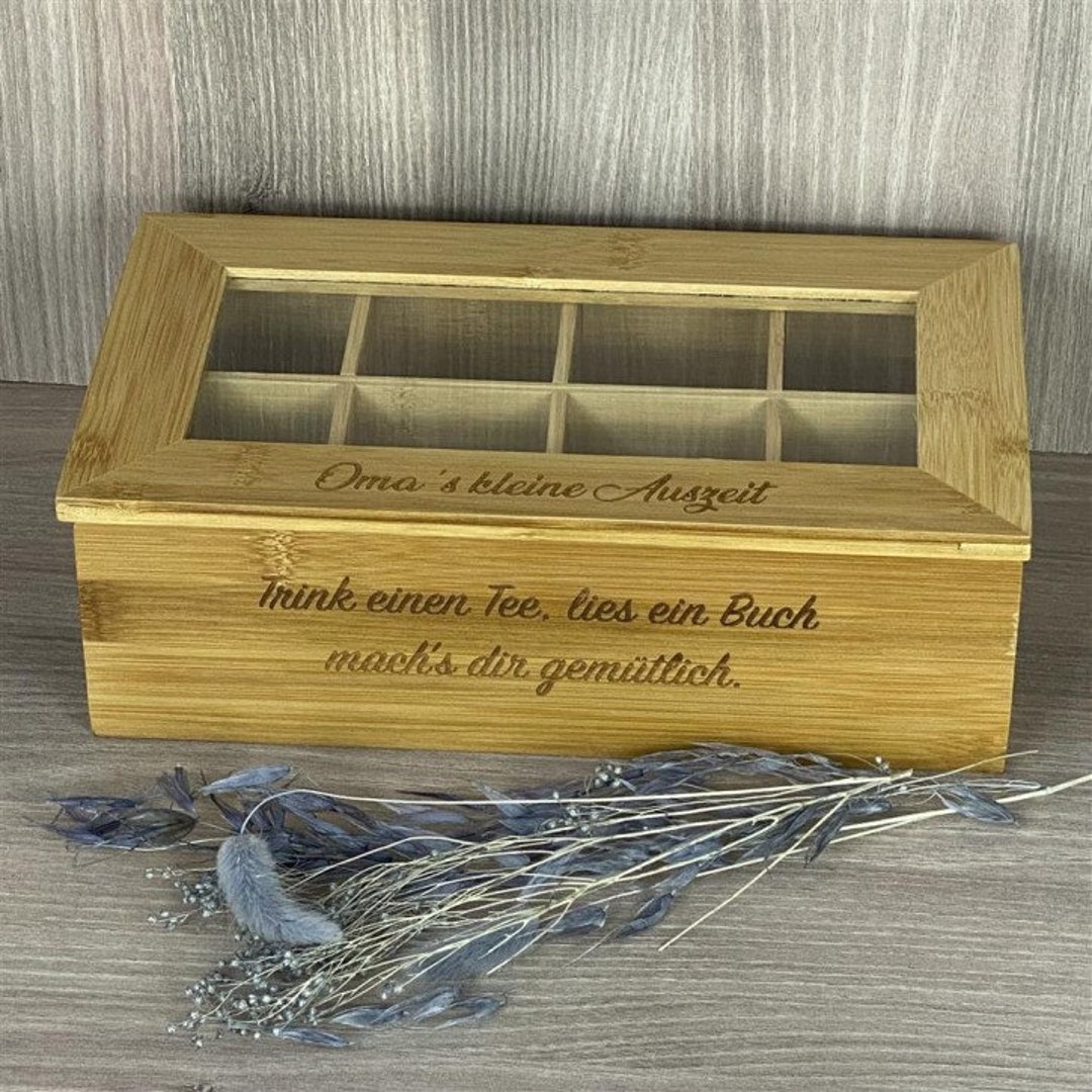 Teebox personalisiert - Etsy.de