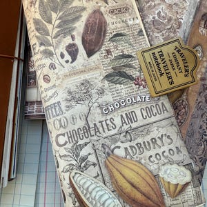 Traveler’s Notebook Refill Coffee & Chocolate -Handmade- 64 Pages