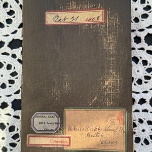 Handmade Vintage style Travel Pocket size Mini notebook