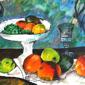 Watercolour Painting, Shirley Felts, Still Life, Original