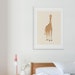 Printable Giraffe Wall Art Giraffe Poster Nursery Animal - Etsy