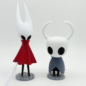 Custom 3D Printed Hollow Knight and Hornet Figures - Bundle Discount Available!