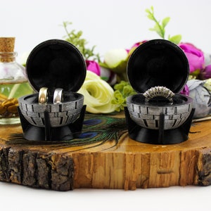 Star Wars Ring Box | For Weddings or Marriage Proposals | Stand and Holders