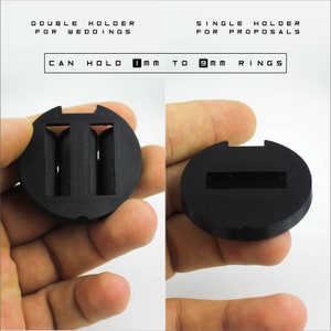 3D Printed Premium Wedding Proposal Death Star Ring Box | Unique Ring Box | Gift for Pride and Groom image 6