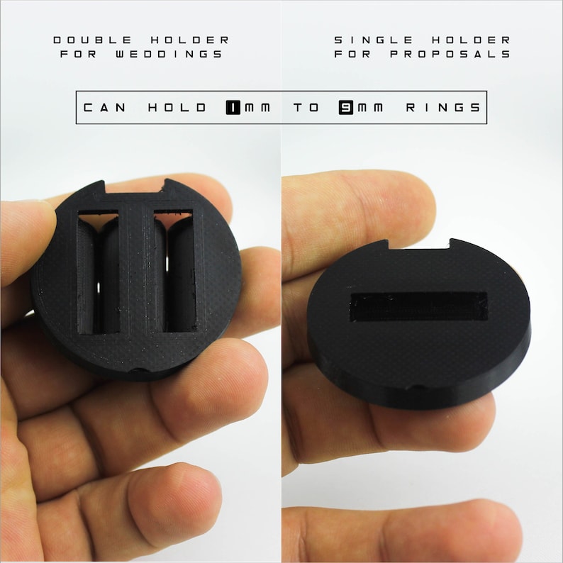 3D Printed Premium Wedding Proposal Death Star Ring Box | Unique Ring Box | Gift for Pride and Groom image 6