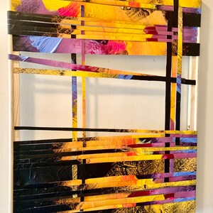 Abstract Pour Painting