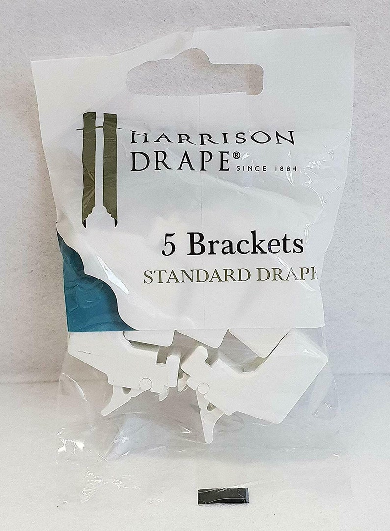 5 Harrison Drape CURTAIN TRACK BRACKETS Extra Super Standard Etsy UK