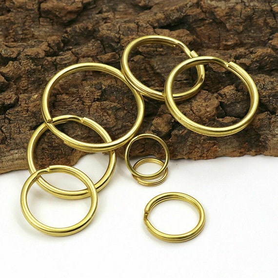 Choose Small Extra Large Keyring SPLIT RINGS Metal Brass Hoop Loop Key  Holder -  Israel