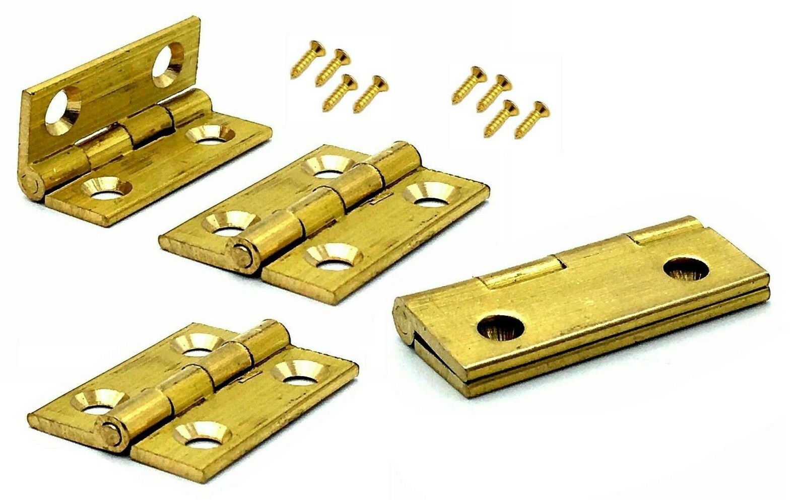 4x Butt Hinges 25mm Solid Brass Dolls House Trinket Box Door Etsy UK