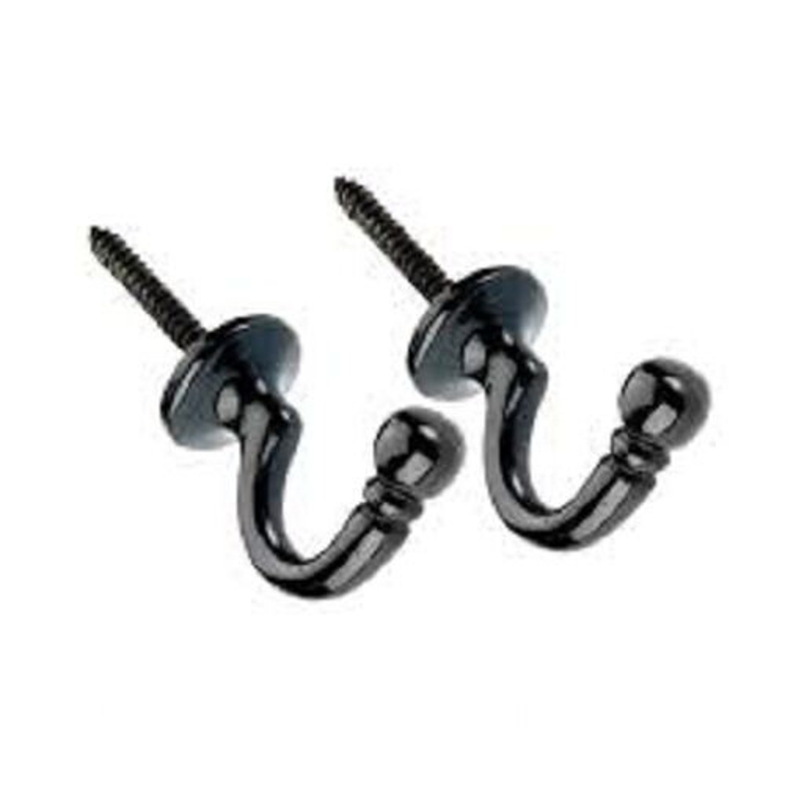 CURTAIN TIE BACK Hooks Medium Ball End in Chrome Brass Etsy UK