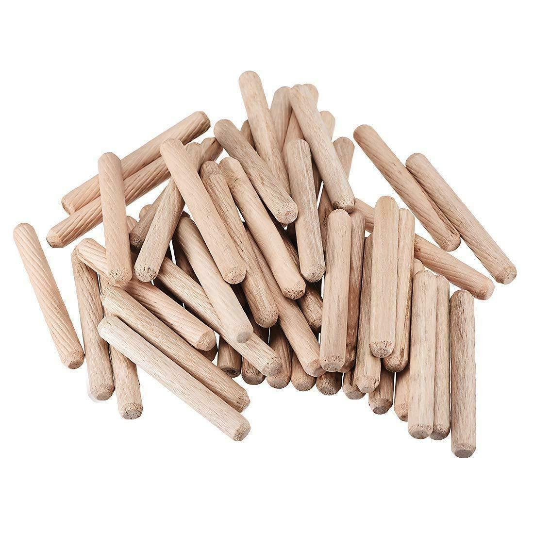 Wooden Dowel Pins Hardwood Fluted Grooved Plugs Furniture Etsy UK