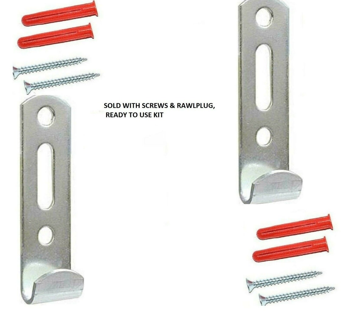 HEAVY DUTY J Picture Hooks Wall Hanger Frame Mirror Hanging Large