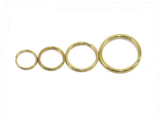 Choose Small Extra Large Keyring SPLIT RINGS Metal Brass Hoop Loop Key  Holder -  Israel