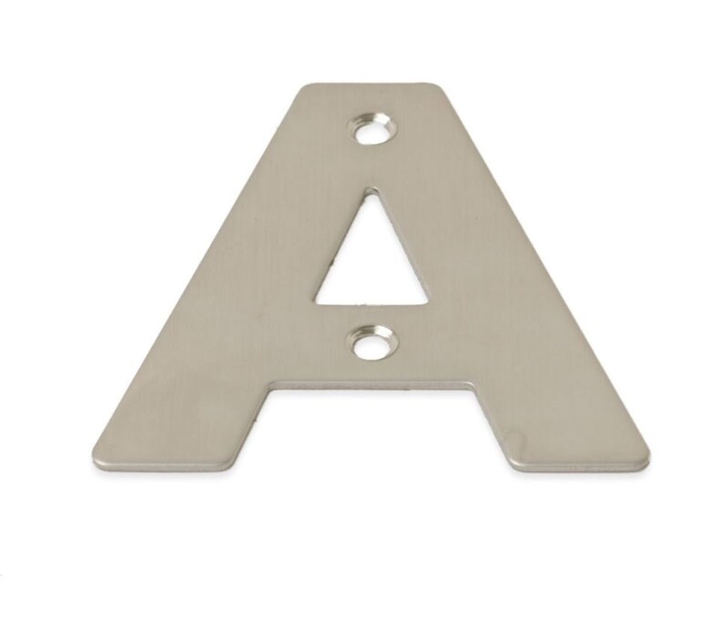 Stainless Steel Door Numbers & Letters 3 75 Mm Etsy UK