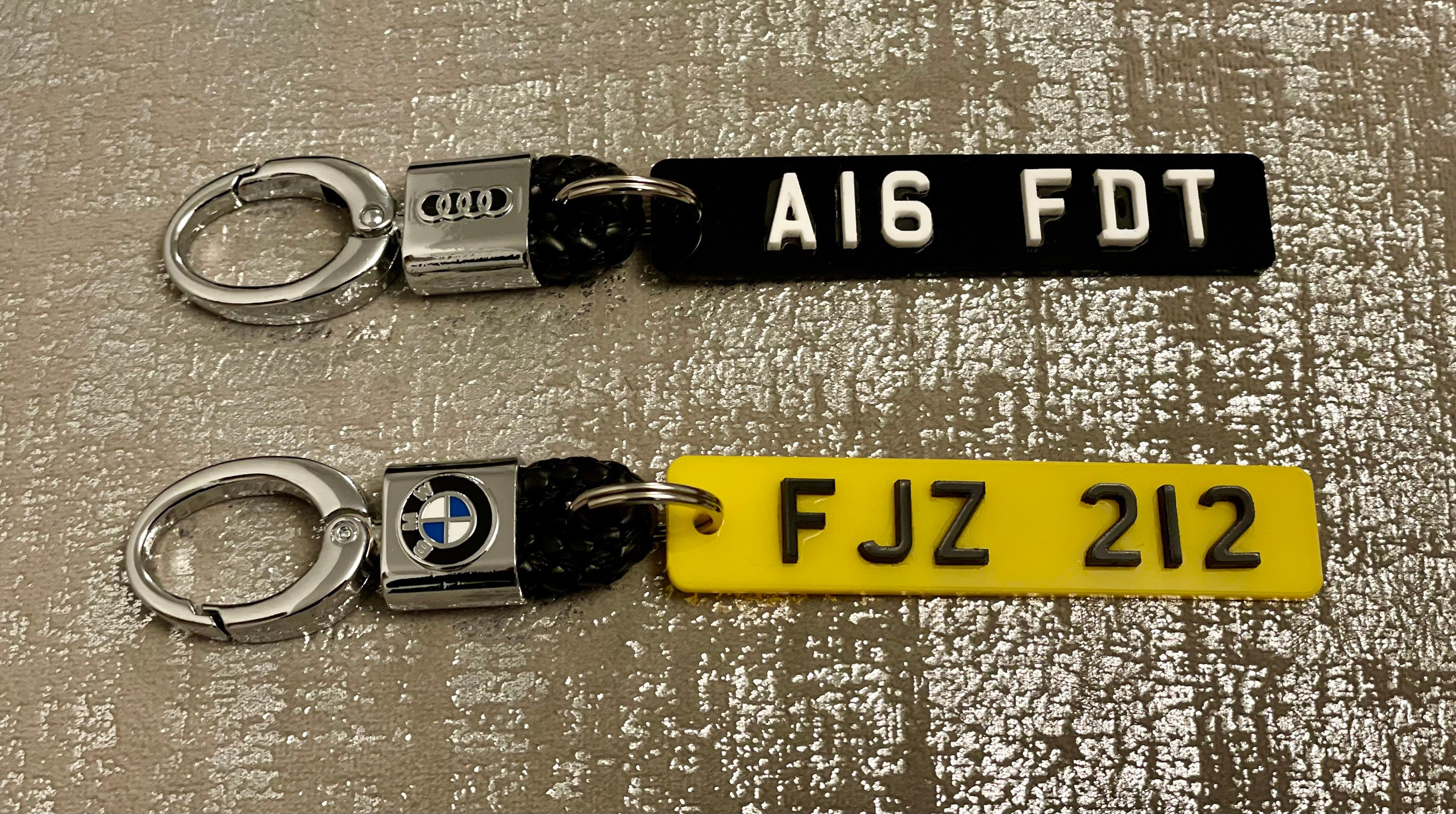 4d number plate keyring Etsy