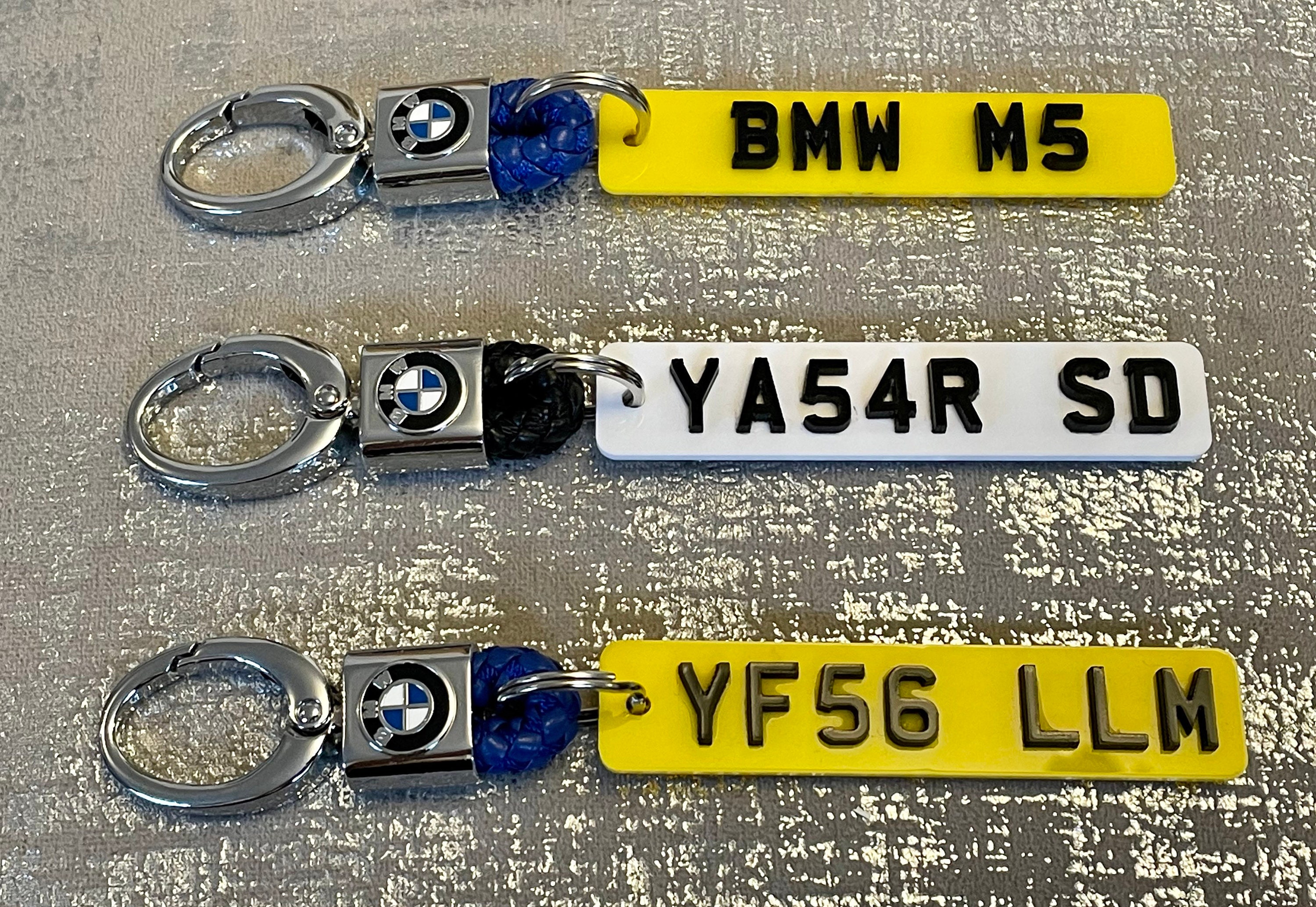 4d number plate keyring Etsy