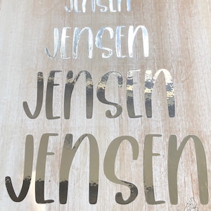 Name Decal, Personalized Decal, Decal, Sticker, Cute Sticker, Name Sticker, Small Name Decal, Large Name Decal