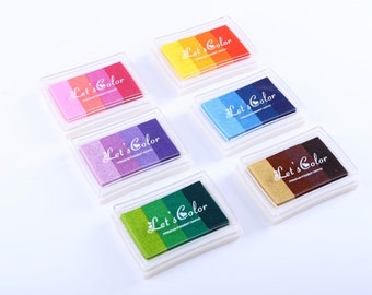 Ink Pad Multi Colours Mixed Set Craft Card Making Scrap Booking Rubber Stamp inkpads