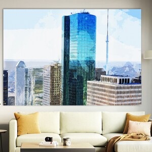 Houston Canvas Print, Houston Poster, Houston Wall Art, Houston, Houston Gift, Houston Skyline, Houston Art, Texas Print, Houston Canvas