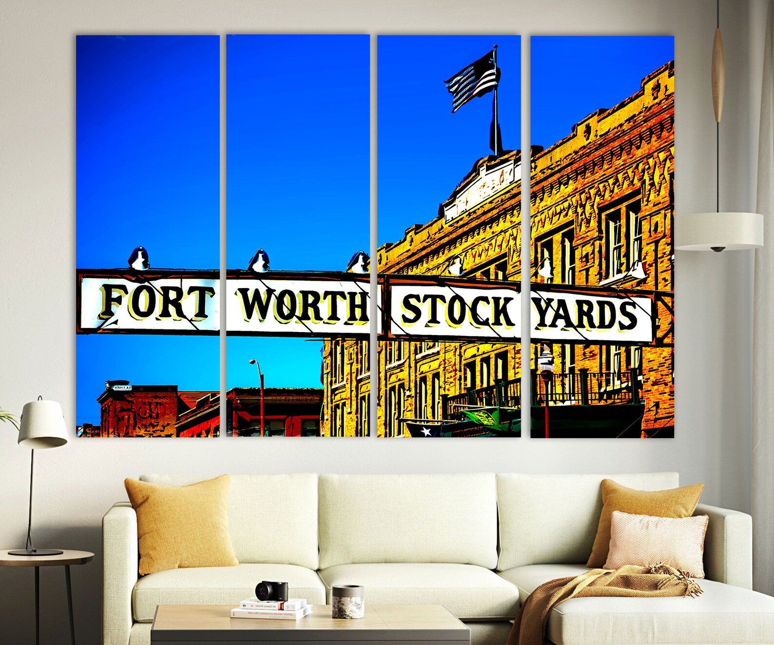Fort Worth Wall Art Fort Worth Canvas Fort Worth Gift Fort Etsy