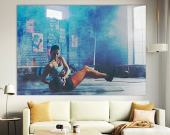 Fitness Canvas Print: Gym Motivation Wall Art