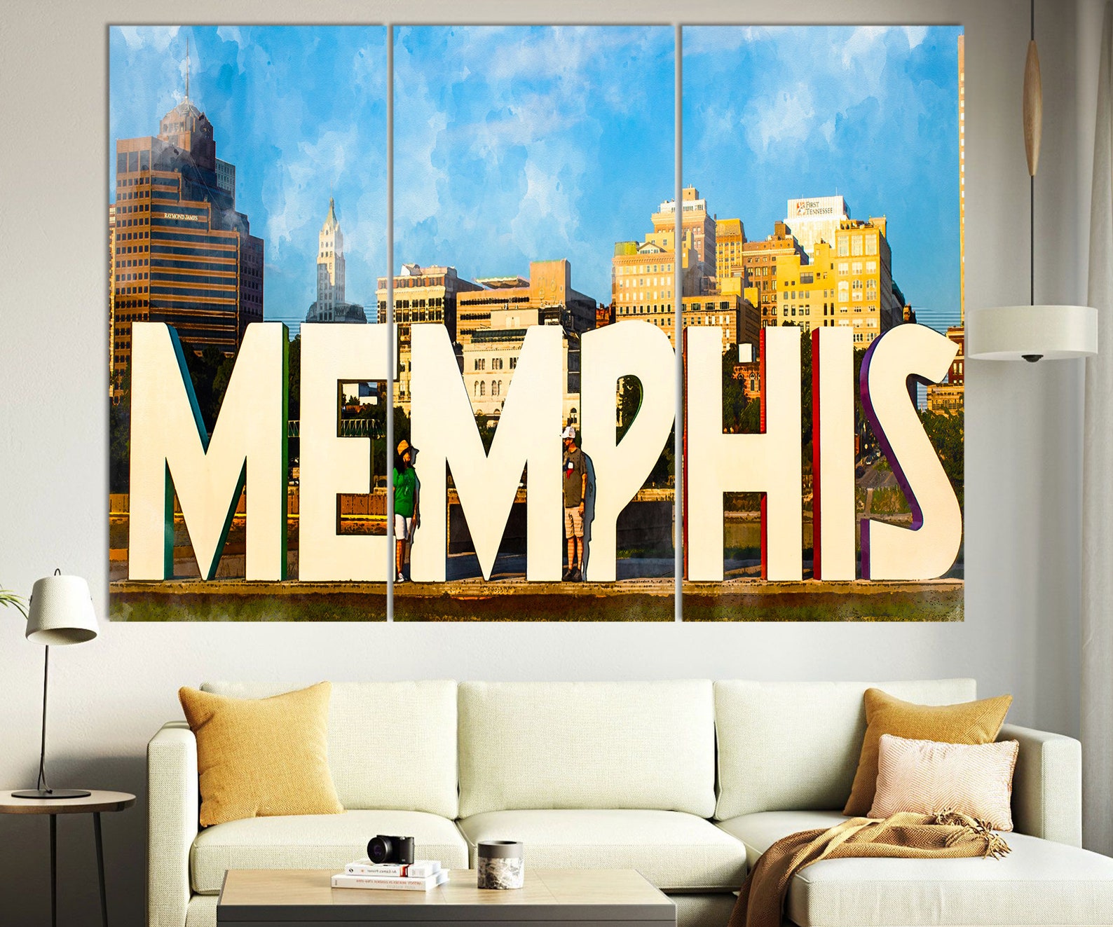 Memphis Canvas Wall Art Memphis Print Memphis Poster Etsy