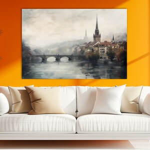 Bern Wall Art, Abstract Bern Wall Art, Bern Canvas Print,Switzerland Wall Art