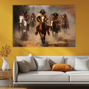 American Wall Art, Apache Canvas Decor for Southwestern Homes