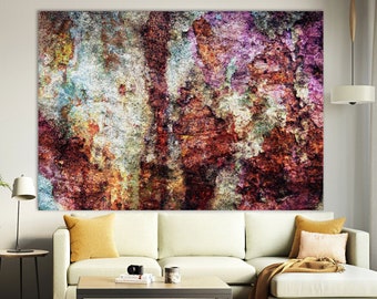 Abstract Marble Canvas Print: Luxury Living Room Wall Art