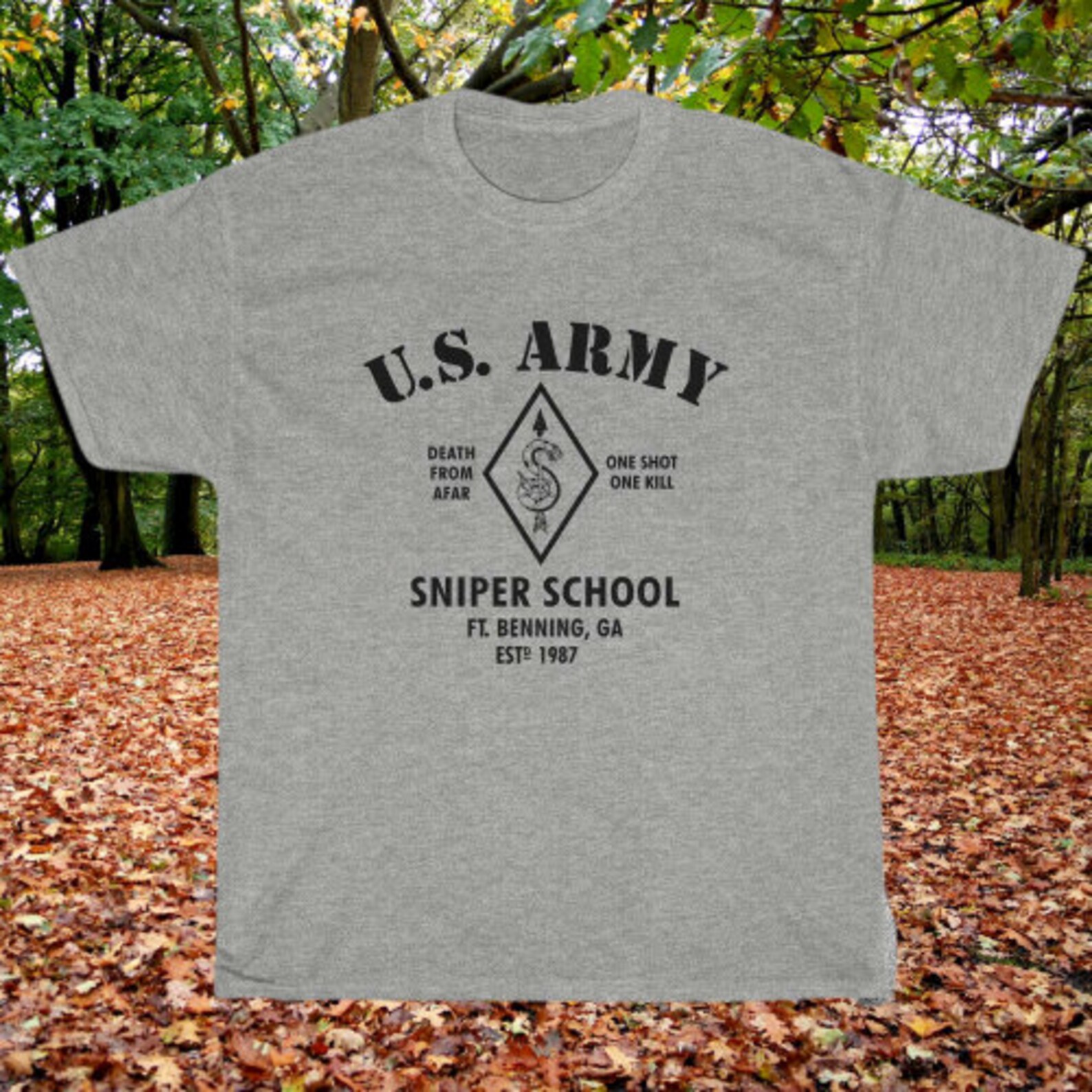 Sniper School Tshirt US Army Special Forces Fort Benning Etsy