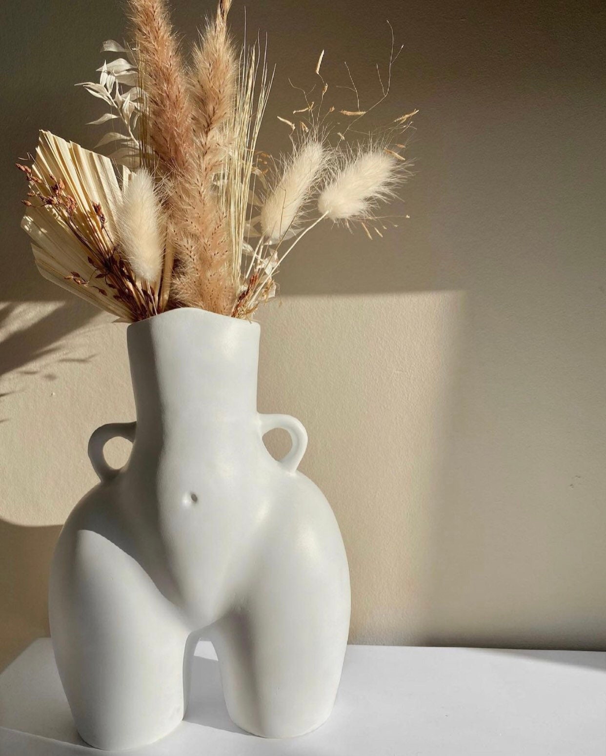 LARGE Ceramic Bum Vase Love handle Vase Booty Vase Etsy