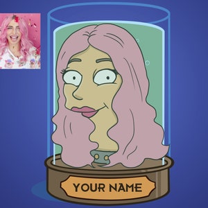 FUTURAMA custom portrait. Couple portrait Planet Express. | Etsy