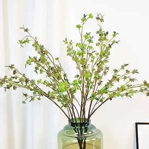 Budding Branch Spray, Artificial Aglaia Odorata Stem, Realistic Fake Flower, Rustic Wildflower, Home Small Fruit Decor, Bouquet DIY Material