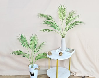 Fake Palm Leaf Plant, Areca Palm Foliage, Faux Dypsis Lutescens, tropisch groen, kunstbloemen, Home Plant Decor, bloemstuk