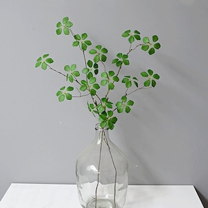Artificial Greenery with Foliage, Realistic Leafy Twig, Fake Pieris Japonica Branch, Table Plant Decoration, Living Room Floral Arrangement